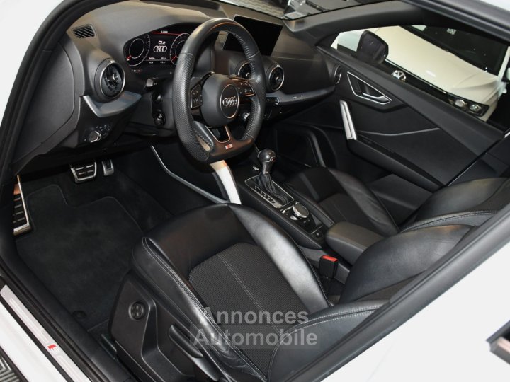 Audi Q2 S-Line 35 TFSI 150 S-Tronic GPS Virtual Caméra Bang Olufsen Pré Sense Régulateur Semi Cuir JA 18 Garantie 16/05/2026 - 10