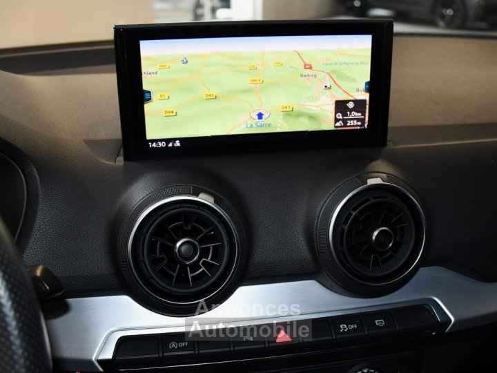 Audi Q2 S-Line 35 TFSI 150 S-Tronic GPS Virtual Caméra Bang Olufsen Pré Sense Régulateur Semi Cuir JA 18 Garantie 16/05/2026 - 24