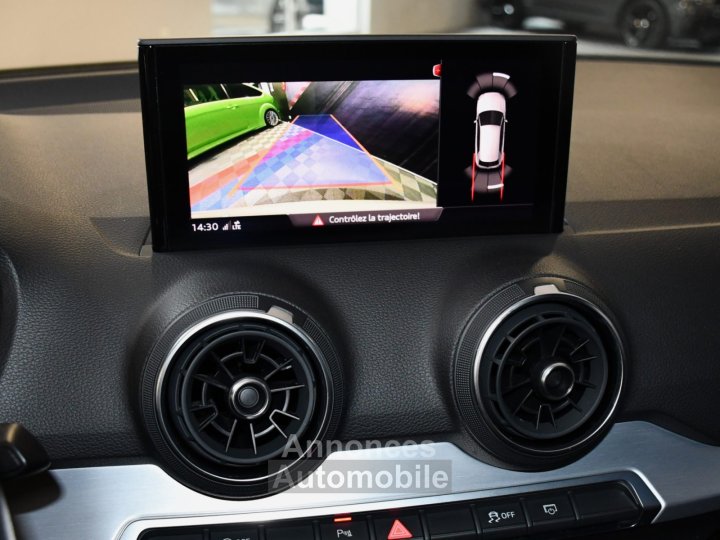 Audi Q2 S-Line 35 TFSI 150 S-Tronic GPS Virtual Caméra Bang Olufsen Pré Sense Régulateur Semi Cuir JA 18 Garantie 16/05/2026 - 25