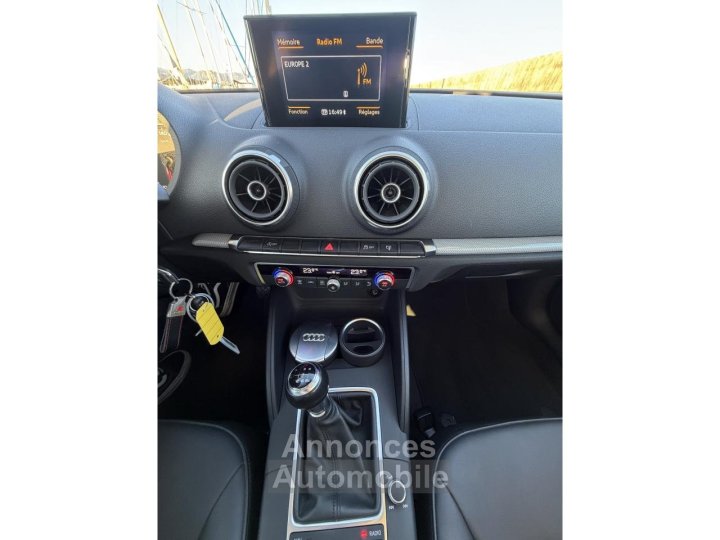 Audi A3 Sportback 14 TFSI 150ch ultra COD Ambiente - 11