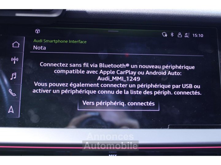 Audi A3 Sportback 40 TFSI e - S line - 204 - BV S-Tronic 6 - 19