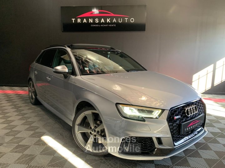 Audi RS3 SPORTBACK 25 TFSI 400 S tronic 7 Quattro - VEHICULE FRANCAIS / TOIT OUVRANT / BANG OLUFSEN - 1