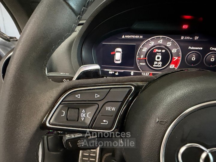Audi RS3 SPORTBACK 25 TFSI 400 S tronic 7 Quattro - VEHICULE FRANCAIS / TOIT OUVRANT / BANG OLUFSEN - 16