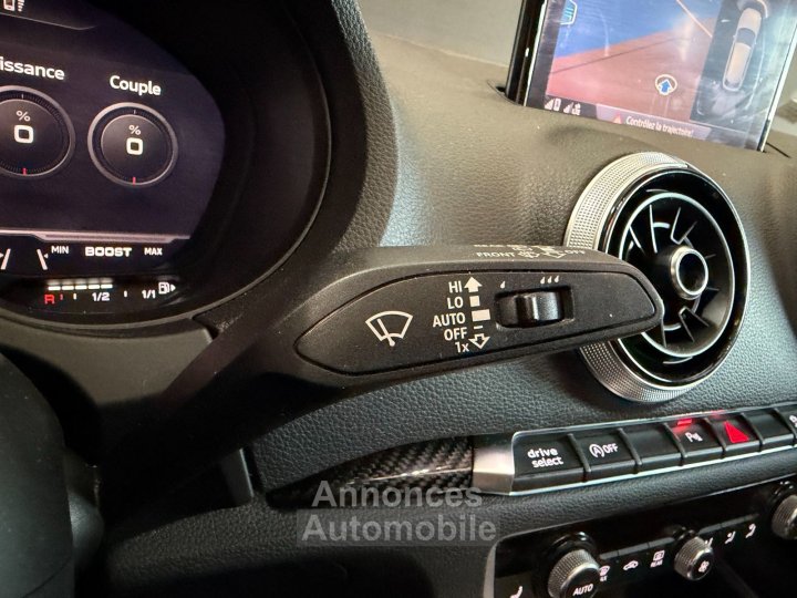 Audi RS3 SPORTBACK 25 TFSI 400 S tronic 7 Quattro - VEHICULE FRANCAIS / TOIT OUVRANT / BANG OLUFSEN - 20