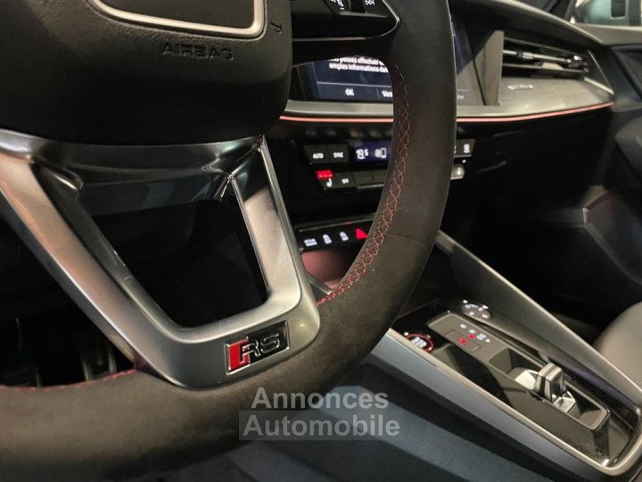 Audi RS3 – 400cv Malus payé Garantie 12 mois offerte 17 500 km Freins céramiques Pack dynamique RS BO - 10
