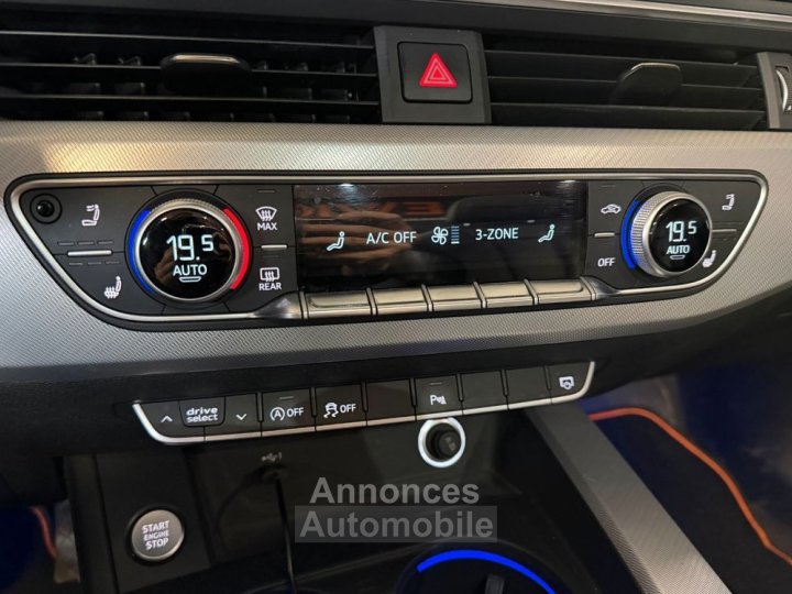 Audi A5 cabriolet 20 40 tdi 190 design luxe s-tronic bva + si&egrave;ges av chauffant-&eacute;lectrique - 11