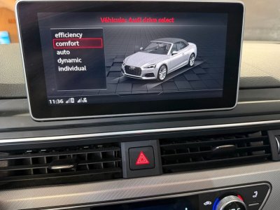 Audi A5 cabriolet 20 40 tdi 190 design luxe s-tronic bva + si&egrave;ges av chauffant-&eacute;lectrique   - 12