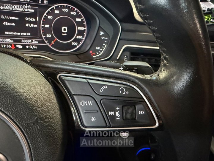 Audi A5 cabriolet 20 40 tdi 190 design luxe s-tronic bva + si&egrave;ges av chauffant-&eacute;lectrique - 30