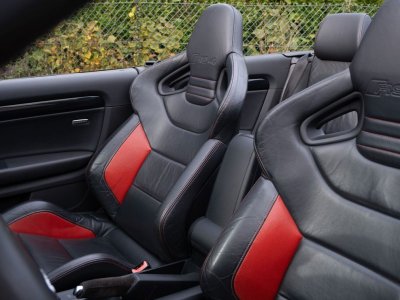 Audi RS4 Cabriolet 42l V8 420ch Exclusive / Gris Suzuka / Pack F1 / Bose   - 10