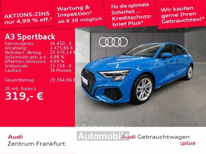 Audi A3 Sportback 30 TFSI S line LED DAB Tempomat - 6