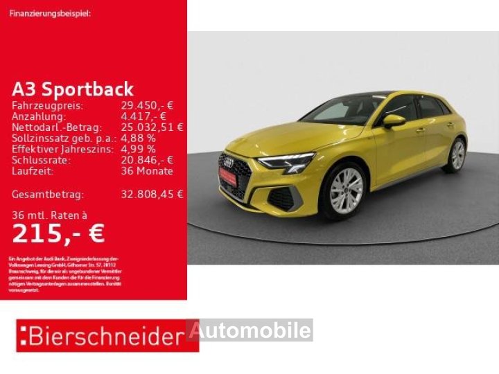 Audi A3 Sportback 30 TDI S-Line PANO B&O HuD ACC NAVI - 9