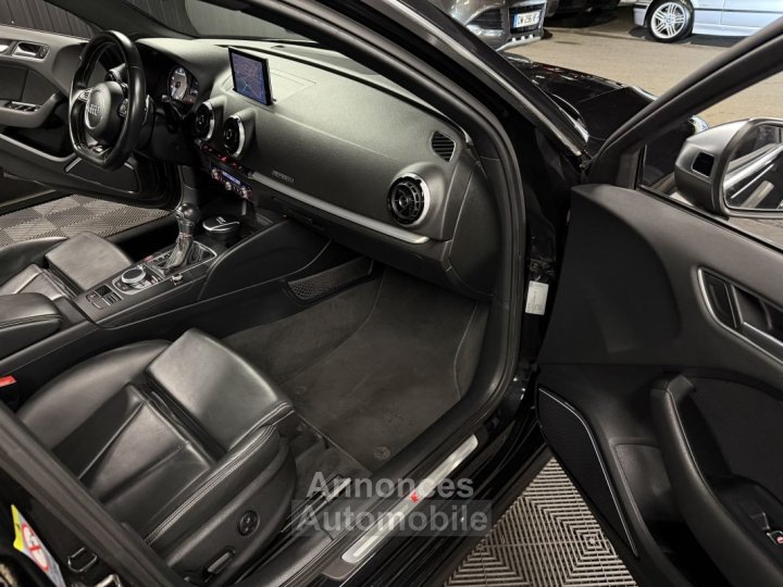 Audi S3 SPORTBACK 20 TFSI 300 QUATTRO TOIT OUVRANT CUIR BOITE AUTO / ORIGINE FRANCE - Garantie 1 an - 12