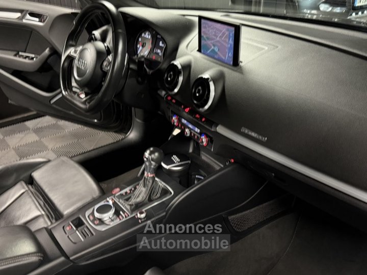 Audi S3 SPORTBACK 20 TFSI 300 QUATTRO TOIT OUVRANT CUIR BOITE AUTO / ORIGINE FRANCE - Garantie 1 an - 23