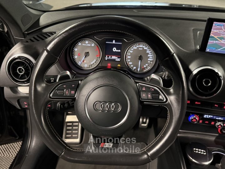Audi S3 SPORTBACK 20 TFSI 300 QUATTRO TOIT OUVRANT CUIR BOITE AUTO / ORIGINE FRANCE - Garantie 1 an - 25