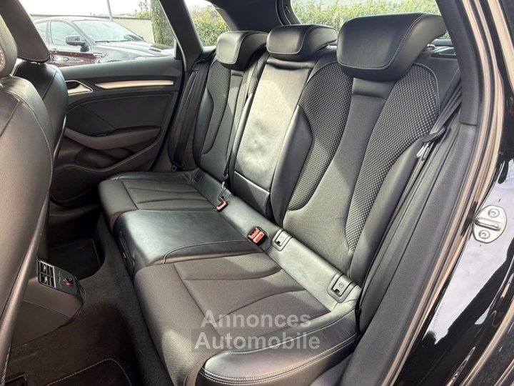 Audi A3 Sportback 12 tfsi 110 s-line sieges chauffant- carplay- radar - 17