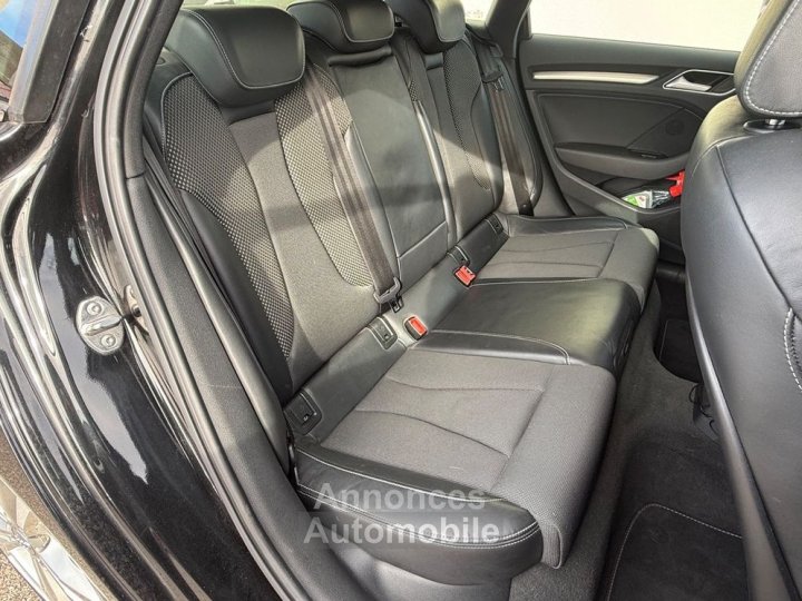 Audi A3 Sportback 12 tfsi 110 s-line sieges chauffant- carplay- radar - 18