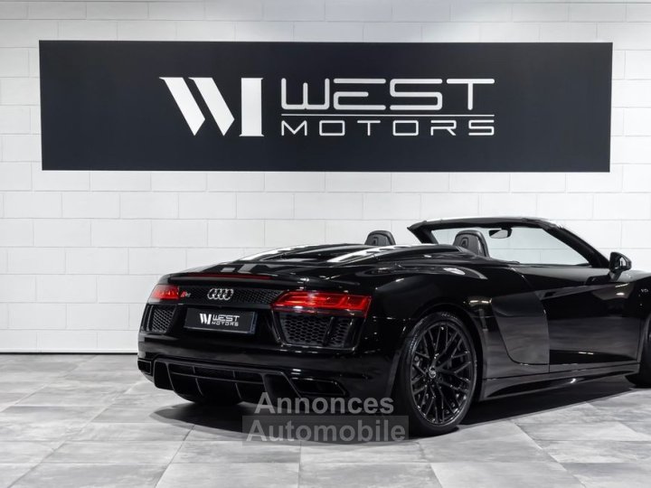 Audi R8 SPYDER V10 52 540 &ndash; Fran&ccedil;aise Carbone B&O Carplay Cam Recul&nbsp;- Si&egrave;ges &eacute;lec M&eacute;moire 979EMOIS - 5