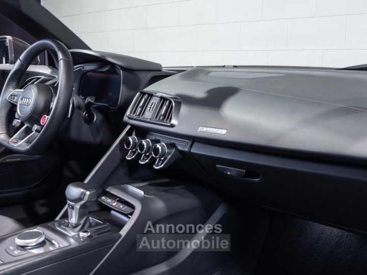 Audi R8 SPYDER V10 52 540 &ndash; Fran&ccedil;aise Carbone B&O Carplay Cam Recul&nbsp;- Si&egrave;ges &eacute;lec M&eacute;moire 979EMOIS - 15