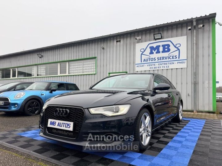 Audi A6 30L V6 Tdi 245cv Quattro BVA Full Keyless X&eacute;non GPS Cam&eacute;ra Bluetooth R&eacute;gulateur Attache Cuir &agrave; M&eacute;moire Suivie Garantie 12 Mois - 1