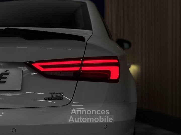 Audi A3 20 40 TDI 184 CH S-Tronic 7 Berline Quattro Design luxe - 22