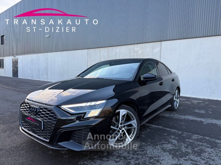 Audi A3 Limousine 15 TFSI 150 CV Mild Hybrid S Tronic7 S Line - Entretien Complet - Régulateur / Caméra de Recul /Sièges Chauff - - 1