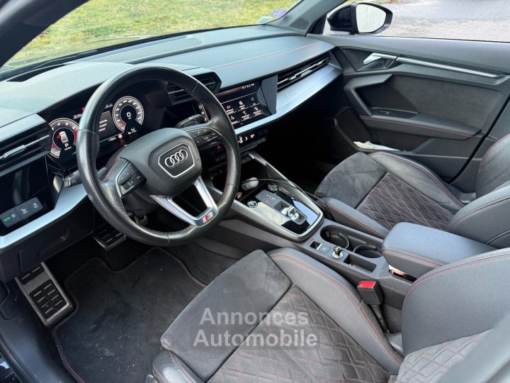 Audi A3 Limousine 15 TFSI 150 CV Mild Hybrid S Tronic7 S Line - Entretien Complet - Régulateur / Caméra de Recul /Sièges Chauff - - 18