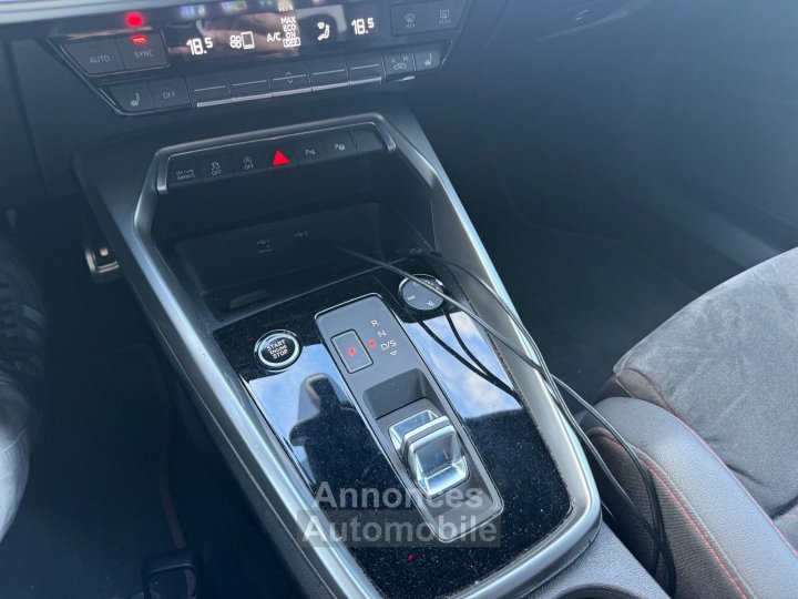 Audi A3 Limousine 15 TFSI 150 CV Mild Hybrid S Tronic7 S Line - Entretien Complet - Régulateur / Caméra de Recul /Sièges Chauff - - 21