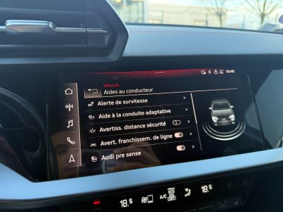 Audi A3 Limousine 15 TFSI 150 CV Mild Hybrid S Tronic7 S Line - Entretien Complet - Régulateur / Caméra de Recul /Sièges Chauff - - 28