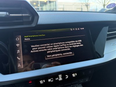 Audi A3 Limousine 15 TFSI 150 CV Mild Hybrid S Tronic7 S Line - Entretien Complet - Régulateur / Caméra de Recul /Sièges Chauff - - 30