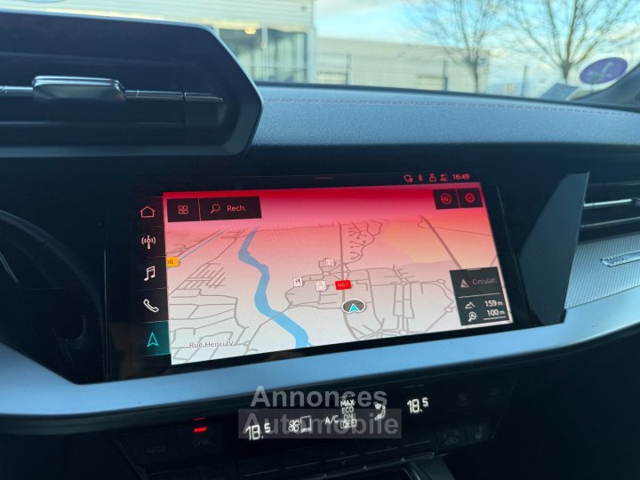 Audi A3 Limousine 15 TFSI 150 CV Mild Hybrid S Tronic7 S Line - Entretien Complet - Régulateur / Caméra de Recul /Sièges Chauff - - 33