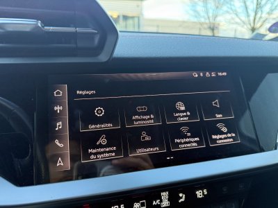 Audi A3 Limousine 15 TFSI 150 CV Mild Hybrid S Tronic7 S Line - Entretien Complet - Régulateur / Caméra de Recul /Sièges Chauff - - 34