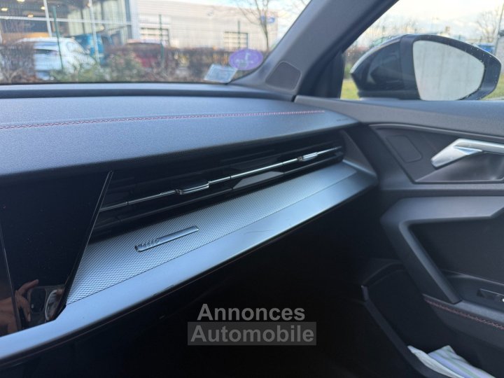 Audi A3 Limousine 15 TFSI 150 CV Mild Hybrid S Tronic7 S Line - Entretien Complet - Régulateur / Caméra de Recul /Sièges Chauff - - 36