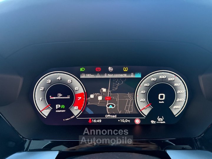 Audi A3 Limousine 15 TFSI 150 CV Mild Hybrid S Tronic7 S Line - Entretien Complet - Régulateur / Caméra de Recul /Sièges Chauff - - 40