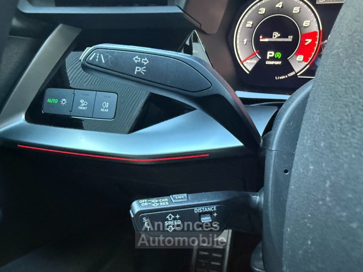 Audi A3 Limousine 15 TFSI 150 CV Mild Hybrid S Tronic7 S Line - Entretien Complet - Régulateur / Caméra de Recul /Sièges Chauff - - 43