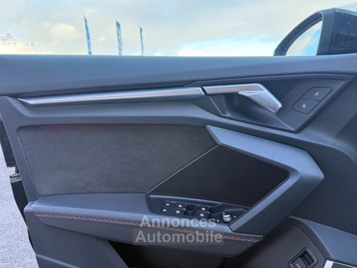 Audi A3 Limousine 15 TFSI 150 CV Mild Hybrid S Tronic7 S Line - Entretien Complet - Régulateur / Caméra de Recul /Sièges Chauff - - 47