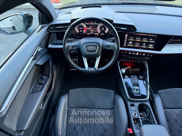 Audi A3 Limousine 15 TFSI 150 CV Mild Hybrid S Tronic7 S Line - Entretien Complet - Régulateur / Caméra de Recul /Sièges Chauff - - 50