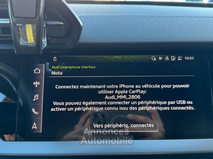 Audi A3 Sportback 30 TDI 116 S Line / Suivi d'entretient - 28