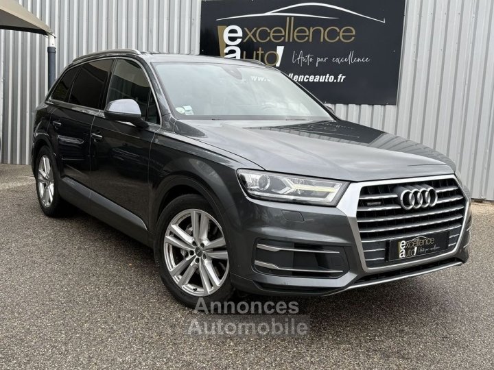 Audi Q7 30 V6 TDI 218CH ULTRA CLEAN DIESEL S LINE QUATTRO TIPTRONIC 7 PLACES - 1
