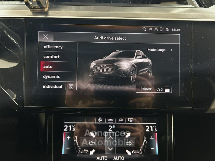 Audi e-tron Q8 Sportback Quattro 55 - 408 CH SPORTBACK S-Line - 38