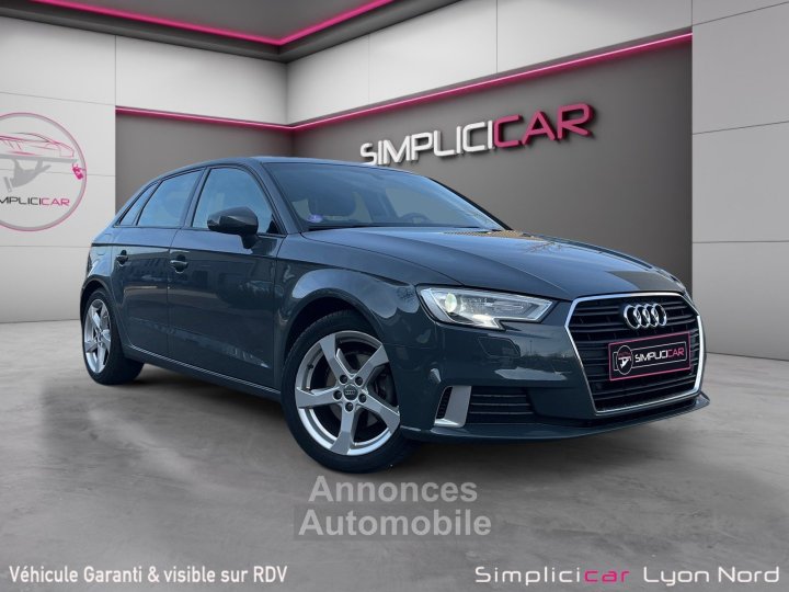 Audi A3 Sportback 35 TFSI CoD 150 Sport Faible Kms Suivi complet Garantie 12 mois - 1