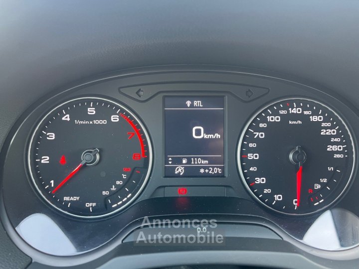 Audi A3 Sportback 35 TFSI CoD 150 Sport Faible Kms Suivi complet Garantie 12 mois - 14