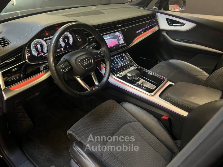 Audi Q7 55 TFSI 341 Tiptronic 8 Quattro S line / TOIT OUVRANT / CAMERA 360 / 57 000 KM / TVA RECUPERABLE - 14
