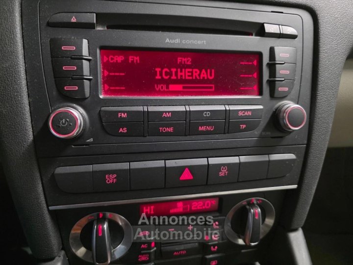 Audi A3 SPORTBACK 16 100 AMBIENTE - 12