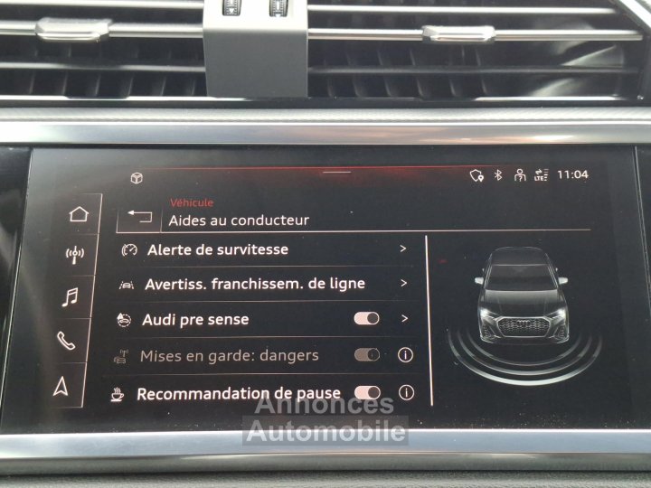 Audi Q3 Sportback 45 TFSIe 245 ch S tronic 6 Design - 22