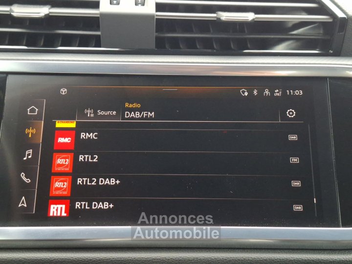 Audi Q3 Sportback 45 TFSIe 245 ch S tronic 6 Design - 24