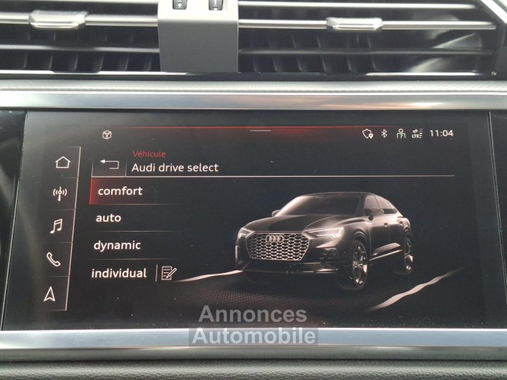 Audi Q3 Sportback 45 TFSIe 245 ch S tronic 6 Design - 26