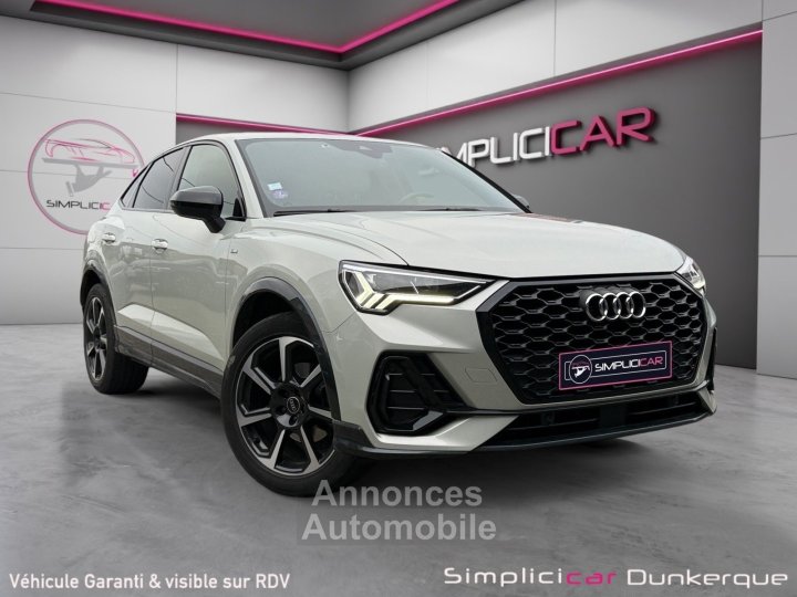 Audi Q3 Sportback 35 TFSI 150 ch S tronic 7 S Line Attelage Si&egrave;ges &eacute;lectriques Hayon &eacute;lectrique GARANTIE 12 MOIS - 1