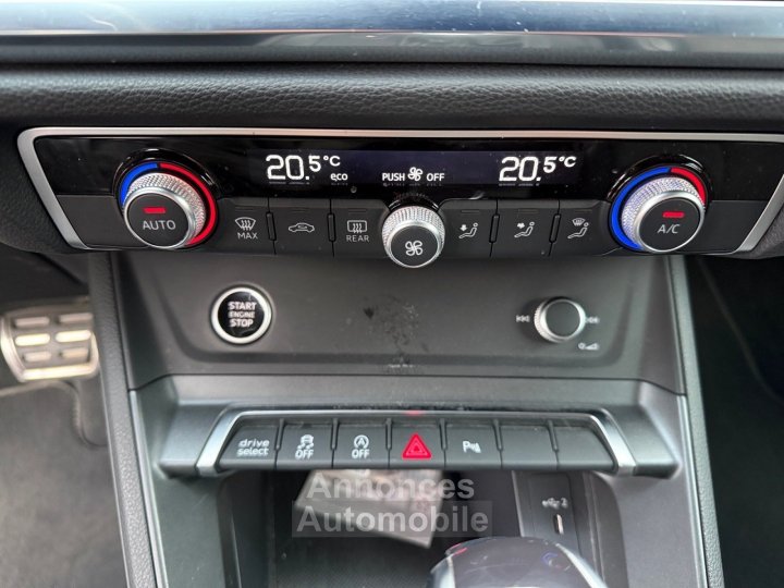 Audi Q3 Sportback 35 TFSI 150 ch S tronic 7 S Line Attelage Si&egrave;ges &eacute;lectriques Hayon &eacute;lectrique GARANTIE 12 MOIS - 19