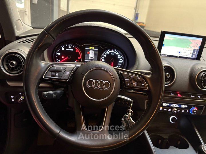 Audi A3 Sportback BUSINESS 30 TDI 116 Business line /SUIVI COMPLET/ CAM&Eacute;RA DE RECUL/ CARPLAY/ PHARES LED - 21