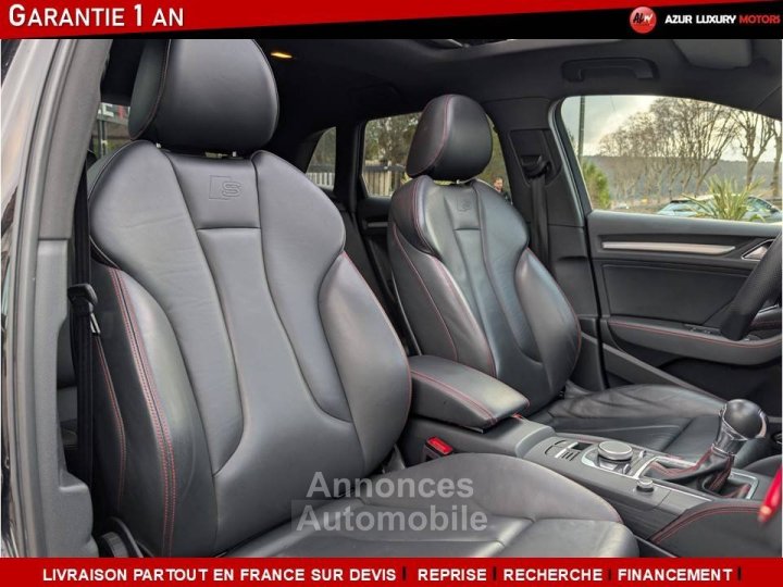 Audi S3 Sportback III 20 TFSI 310ch quattro S tronic 7 - 15